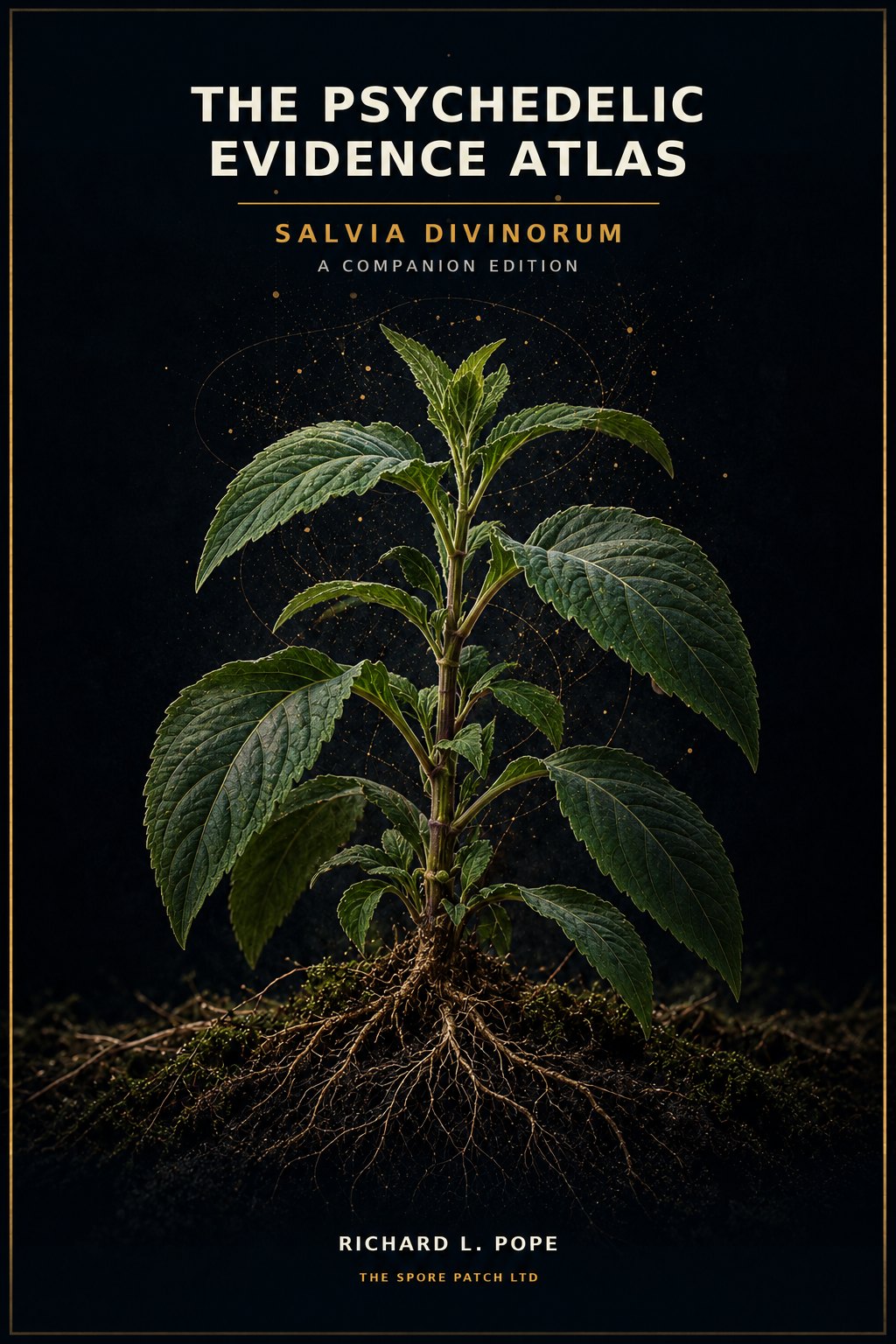 Salvia divinorum: A Psychedelic Evidence Atlas Companion, by Richard L. Pope, published by The Spore Patch Ltd