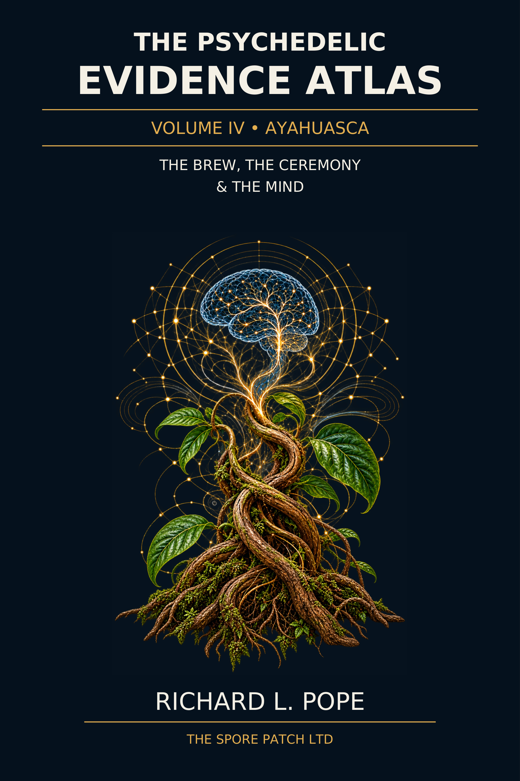 The Psychedelic Evidence Atlas, Volume IV: Ayahuasca, by Richard L. Pope, published by The Spore Patch Ltd